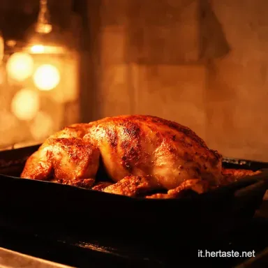 Pollo al Forno della Nonna Il Segreto per un Pollo Succoso Scheda ricetta