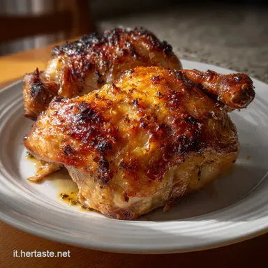 Pollo Arrosto In PadellaTenero Succoso Non Asciutto Cottura Perfetta Scheda ricetta