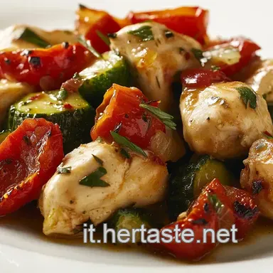 Idee Cena Veloce: Pollo e Verdure alla Contadina!