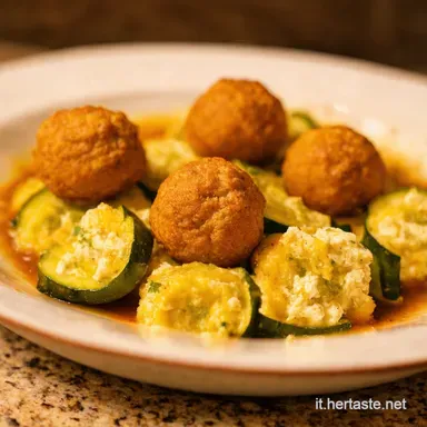 Polpette Ricotta e Zucchine Tutto Crudo al Forno S&igrave; Scheda ricetta