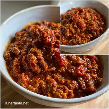 Sugo: Il Rag&ugrave; Misto Lento Tradizionale Italiano Scheda ricetta