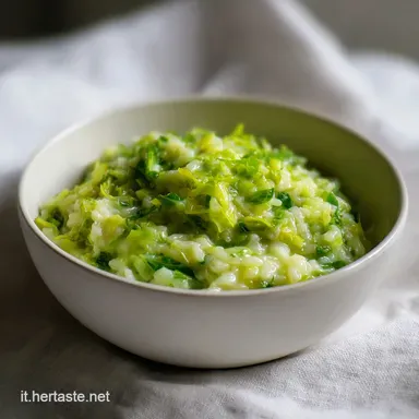 Risotto alla Verza: Primo Piatto Gustoso per 4 Scheda ricetta