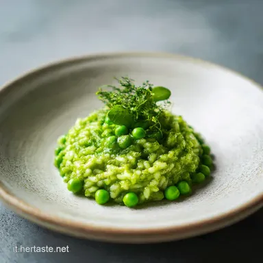 Risotto con Piselli Cremoso per 4 Persone Scheda ricetta