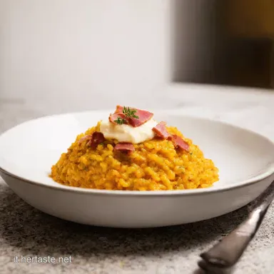 Risotto Speck e Zucca Ricetta Cremosa da Leccarsi i Baffi Scheda ricetta