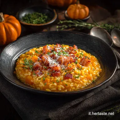 Risotto Cremoso Zucca e Salsiccia La Ricetta Autunnale Perfetta Scheda ricetta