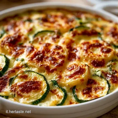 Sformato Zucchine Patate per 4 Persone Scheda ricetta