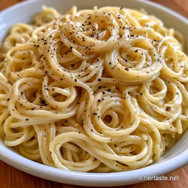 Spaghetti Cacio E Pepe Cremosi Scheda ricetta