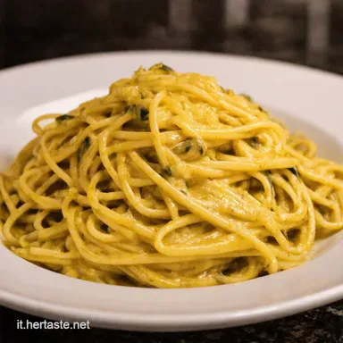 Spaghetti con Crema di Melanzane Ricetta Facile e Deliziosa Scheda ricetta