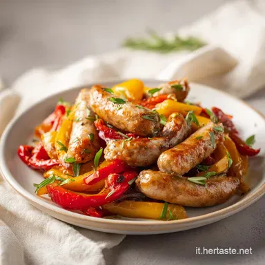 Strangozzi alla Norcina con Salsiccia in 25 Minuti Scheda ricetta