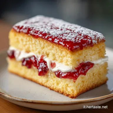 Torta all'Acqua Marmellata Sofficissima per 8 Persone Scheda ricetta