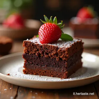 Torta Brownie Perfetta Croccante e Fondente Ricetta Facile Scheda ricetta