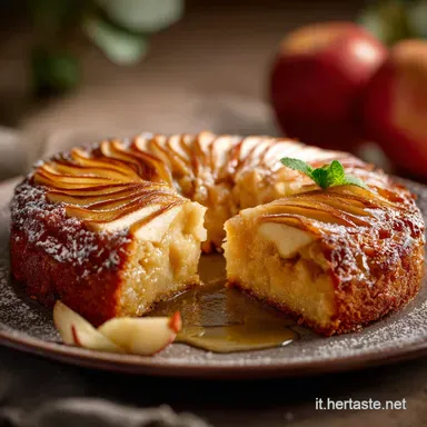 Torta di Mele Soffice di Mondov&igrave; La Ricetta Alta e Umida per la Colazione