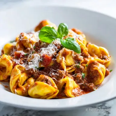 Tortellini alla Bolognese: Ricetta Originale per 4 Porzioni Scheda ricetta