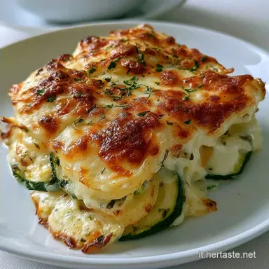 Tortino Patate Zucchine per 4 Persone
