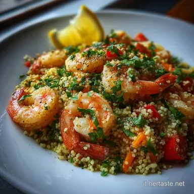 Primo Piatto Estivo Il Vibrante Cous Cous ai Frutti di Mare Scheda ricetta