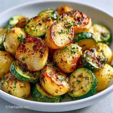 Zucchine E Patate Al Forno: Dorate Scheda ricetta