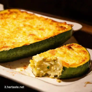 Zucchine Gratinate al Forno Ricetta Facile e Deliziosa Scheda ricetta