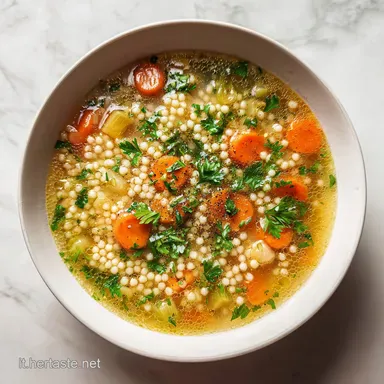 Zuppa di Pastina Italiana Classica: 4 Porzioni Scheda ricetta