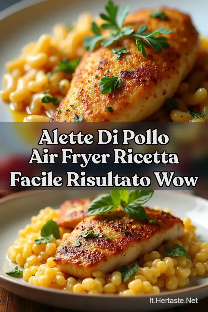Alette di Pollo Air Fryer Ricetta Facile Risultato WOW
