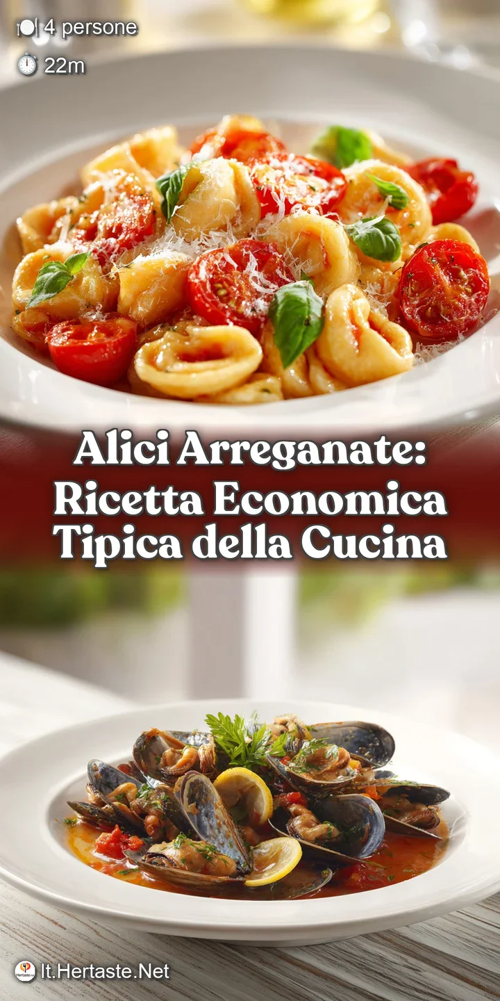 Close-up of glistening anchovies, showcasing the vibrant green herbs and shimmering oil, an enticing glimpse of Mediterran...