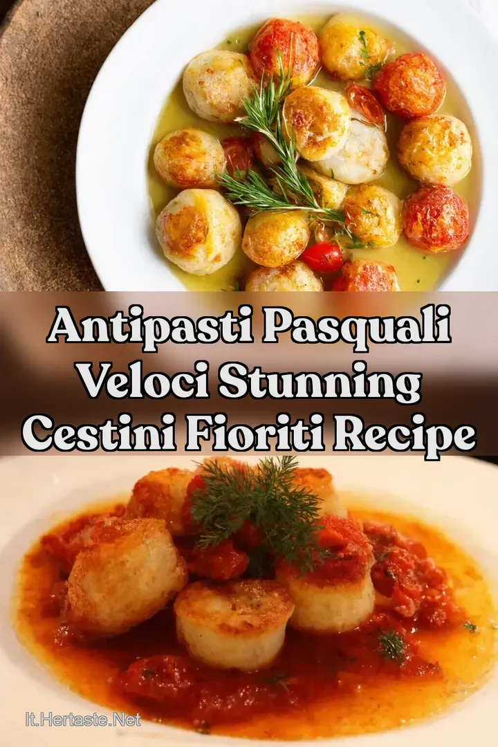 Antipasti Pasquali Veloci Stunning Cestini Fioriti Recipe