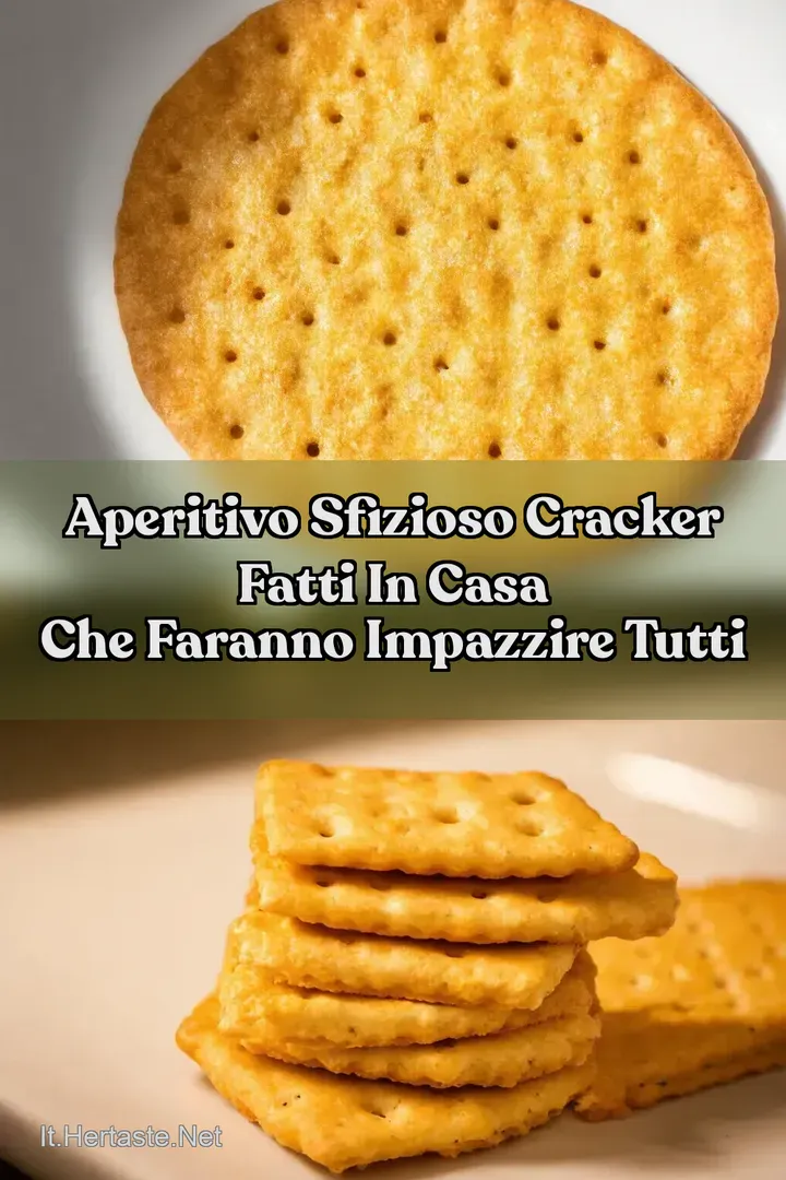 Aperitivo Sfizioso Cracker Fatti in Casa che Faranno Impazzire Tutti