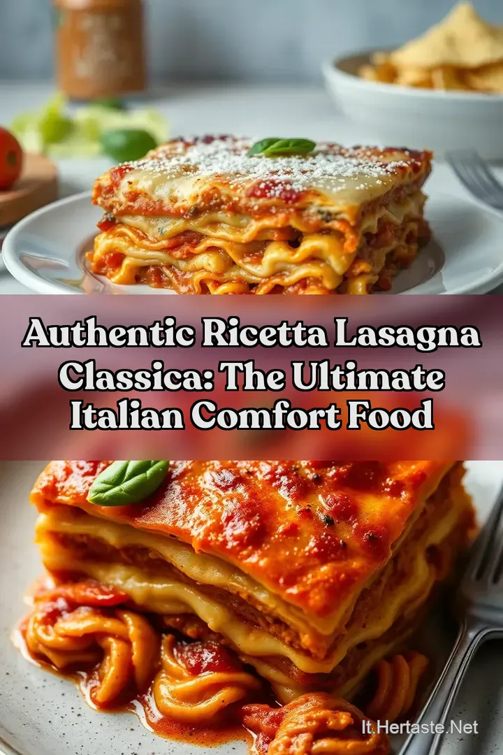 Authentic Ricetta Lasagna Classica: The Ultimate Italian Comfort Food