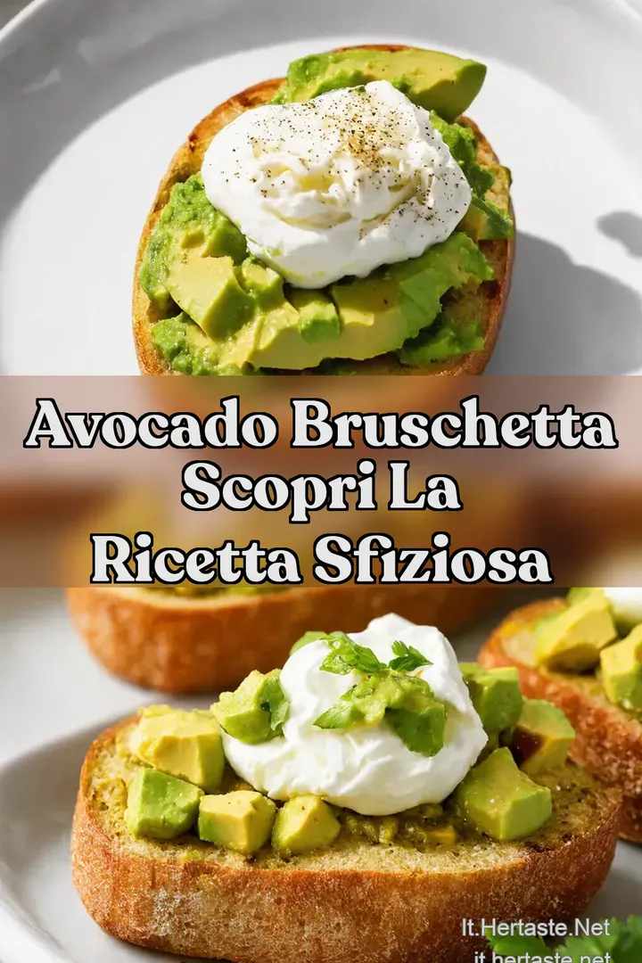 Avocado Bruschetta Scopri la Ricetta Sfiziosa