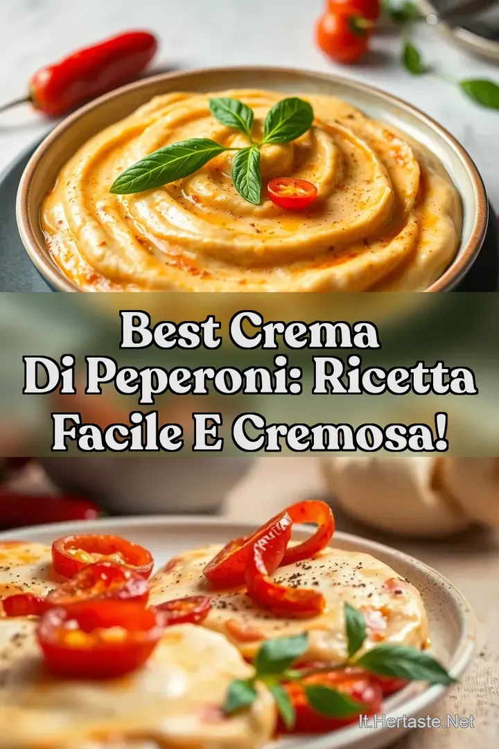 Best Crema di Peperoni: Ricetta Facile e Cremosa!