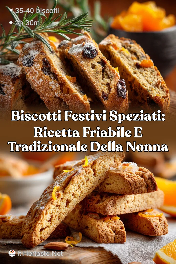 Biscotti Festivi Speziati: Ricetta Friabile e Tradizionale della Nonna