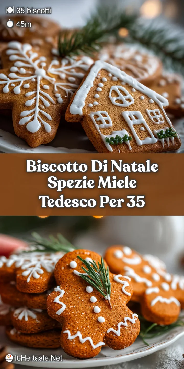 Close-up of a spiced honey Christmas cookie, showing intricate icing detail, light dusting of flour; warm & cozy vibe.