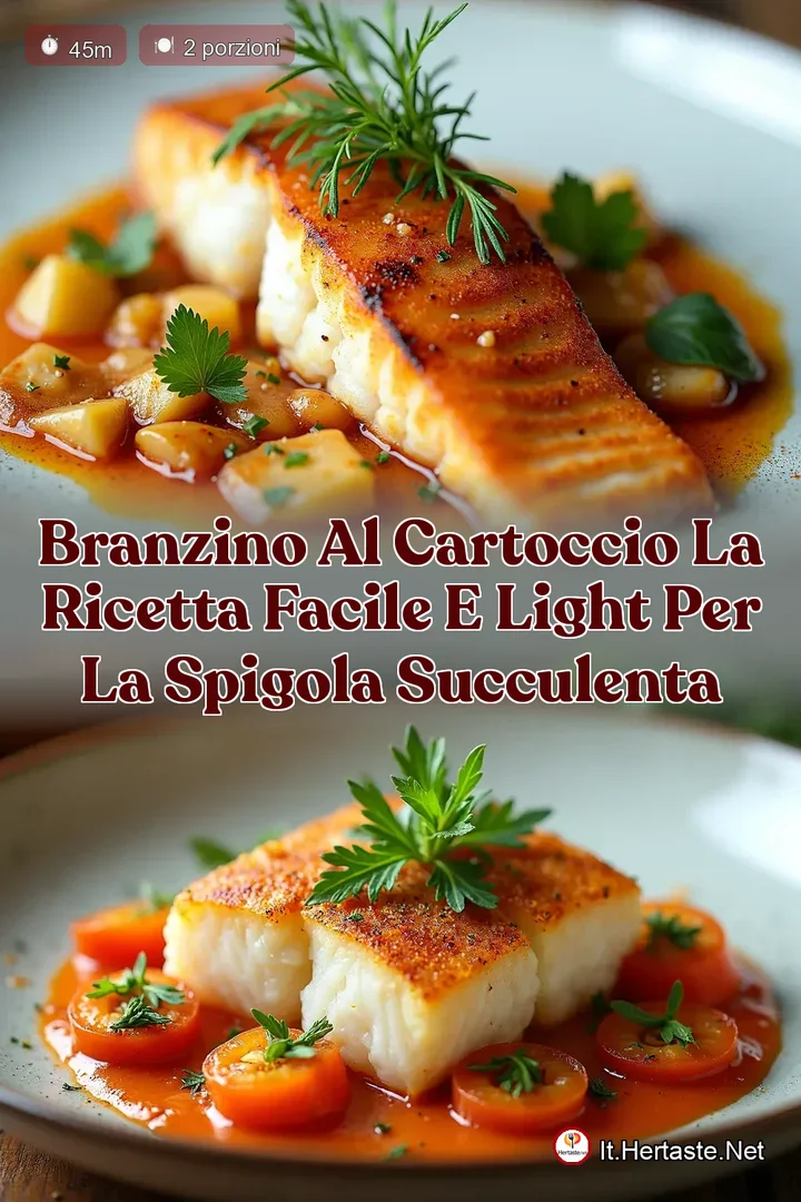 Branzino al Cartoccio La Ricetta Facile e Light per la Spigola Succulenta