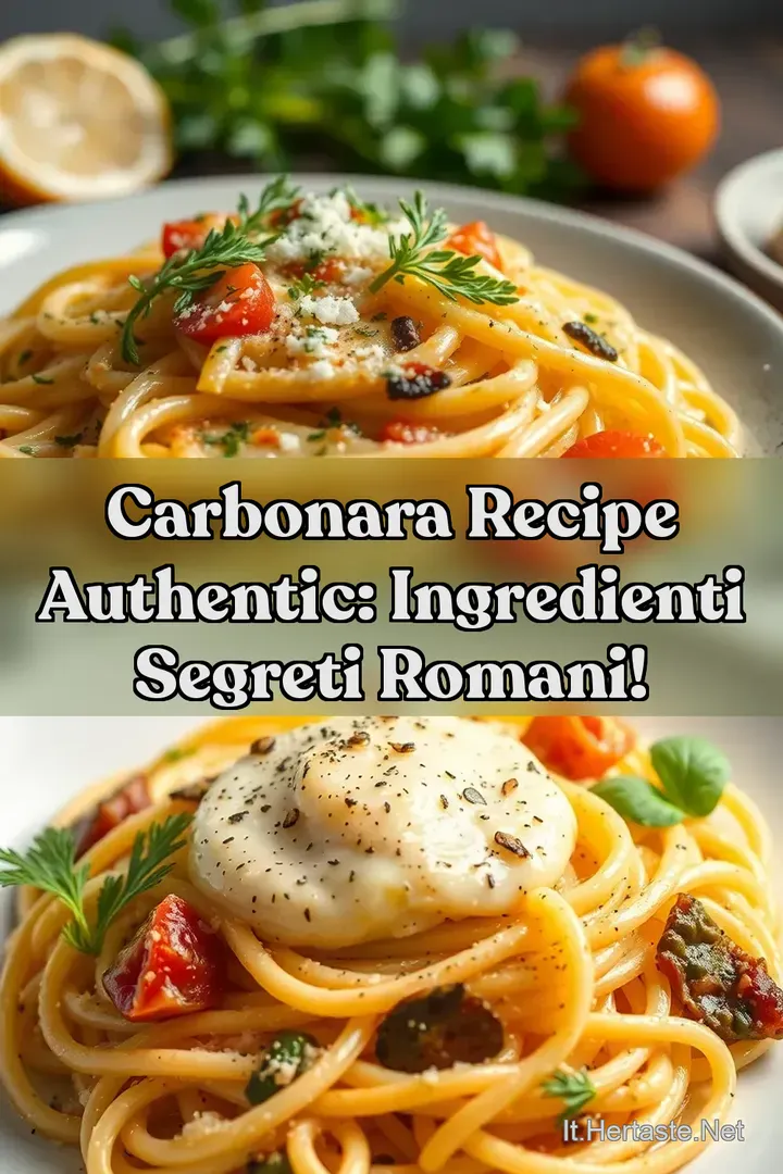 Carbonara Recipe Authentic: Ingredienti Segreti Romani!