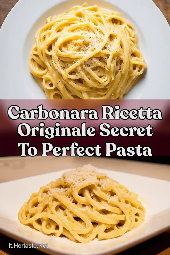 Carbonara Ricetta Originale Secret To Perfect Pasta