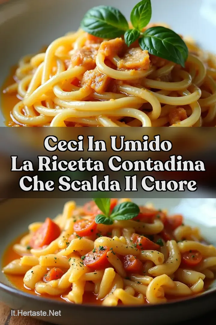 Ceci In Umido La Ricetta Contadina Che Scalda Il Cuore