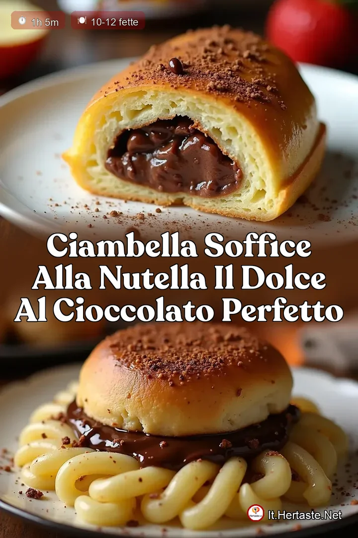 Ciambella Soffice alla Nutella Il Dolce al Cioccolato Perfetto