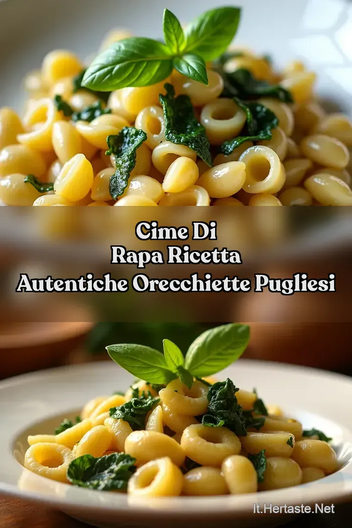 Cime di Rapa Ricetta Autentiche Orecchiette Pugliesi
