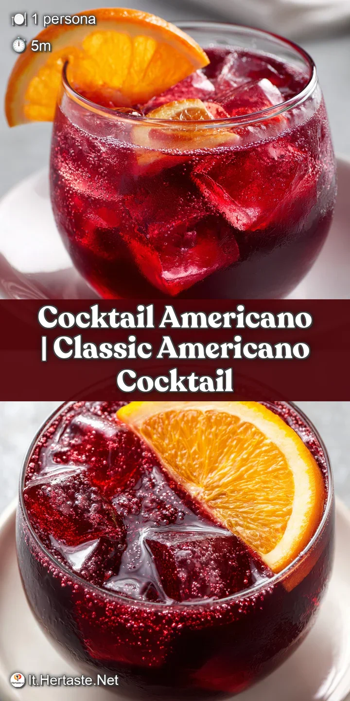 Close-up of effervescent ruby-red liquid and glistening ice cubes topped with a juicy, bright orange slice.