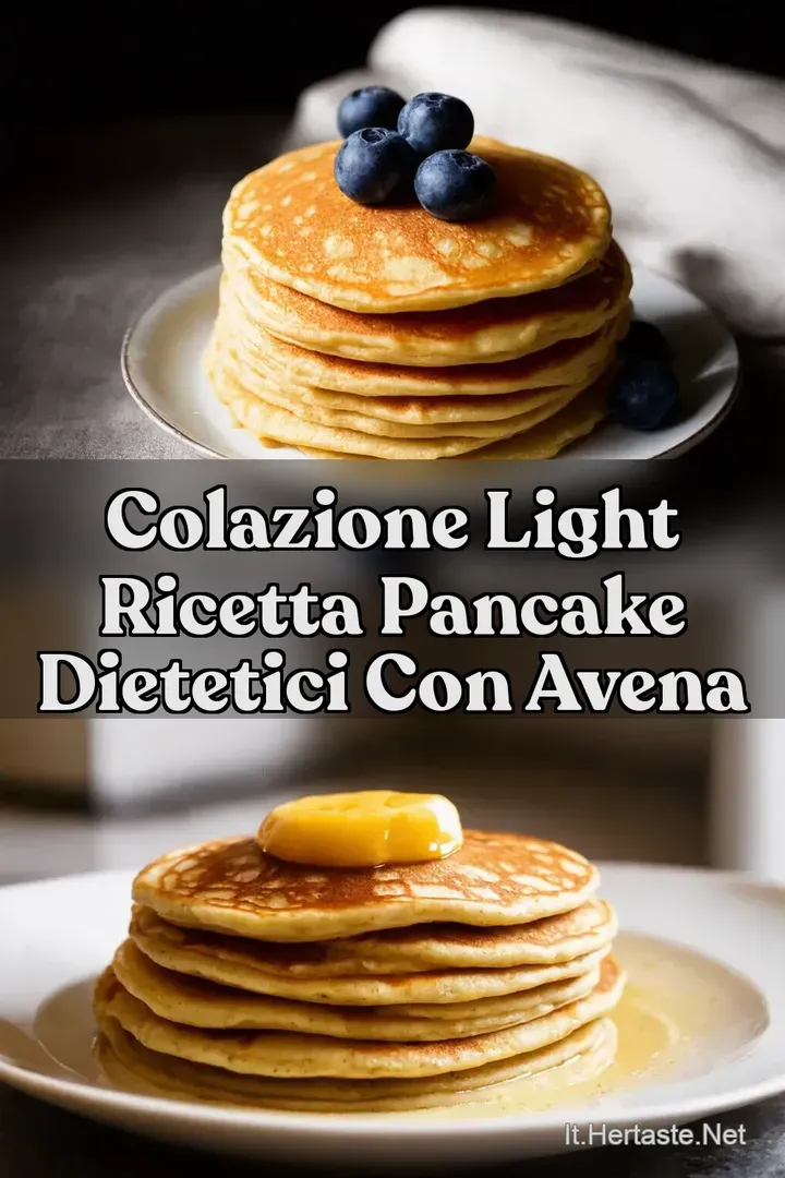 Colazione Light Ricetta Pancake Dietetici con Avena