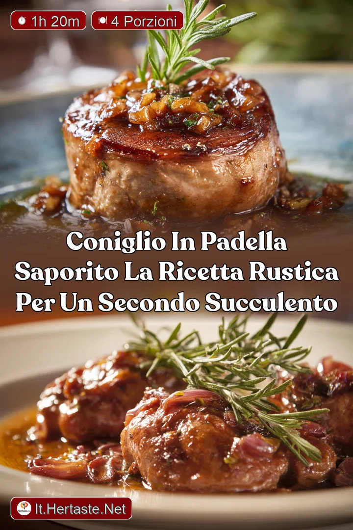 Coniglio in padella saporito la ricetta rustica per un secondo succulento