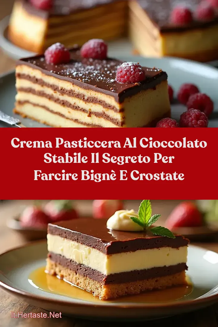 Crema Pasticcera al Cioccolato Stabile Il Segreto per Farcire Bign&egrave; e Crostate