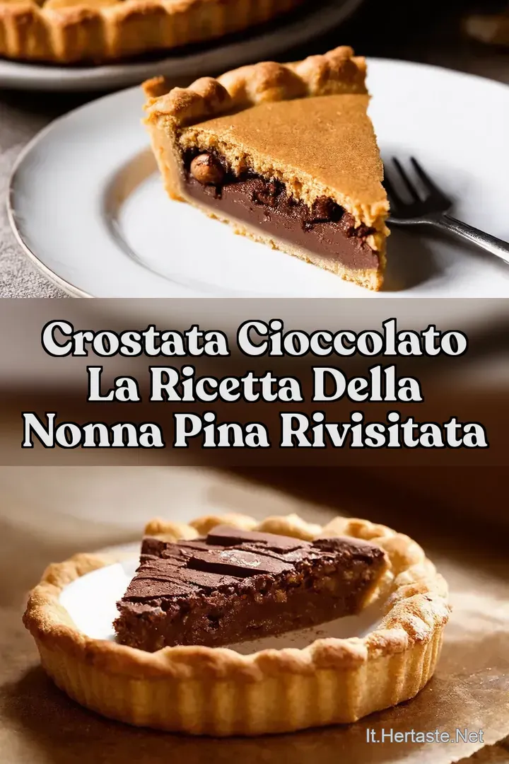 Crostata Cioccolato la ricetta della Nonna Pina rivisitata