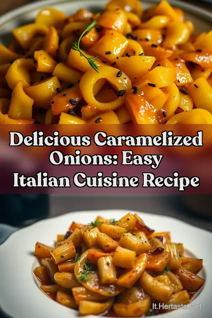 Delicious Caramelized Onions: Easy Italian Cuisine Recipe