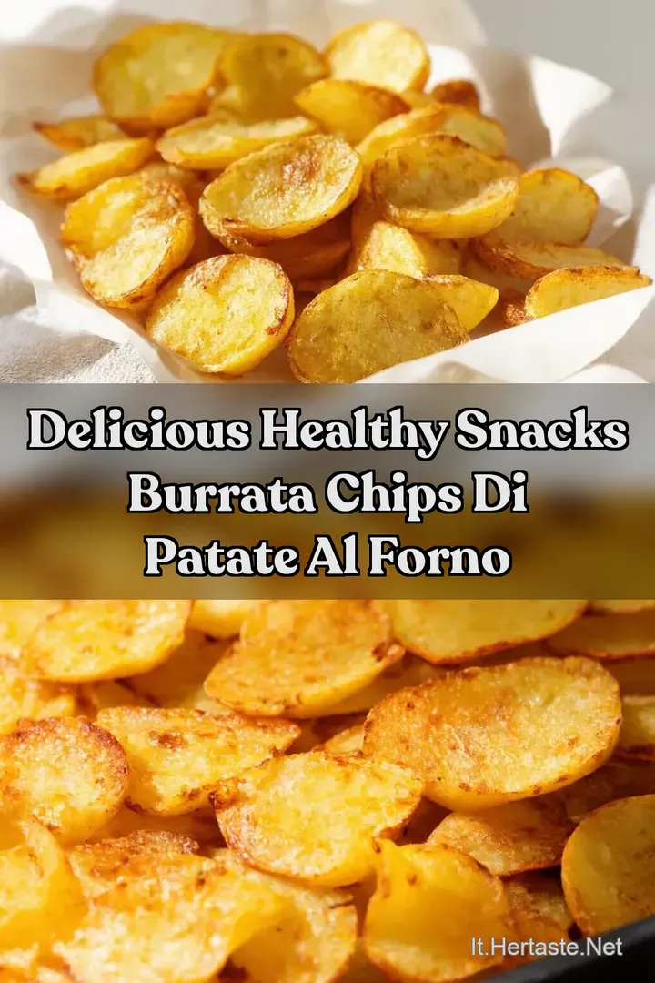 Delicious Healthy Snacks Burrata Chips di Patate al Forno