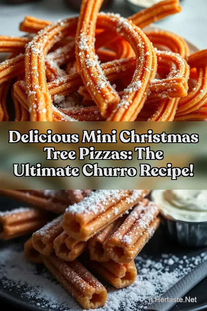Delicious Mini Christmas Tree Pizzas: The Ultimate Churro Recipe!