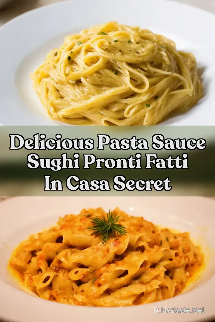 Delicious Pasta Sauce Sughi pronti fatti in casa Secret