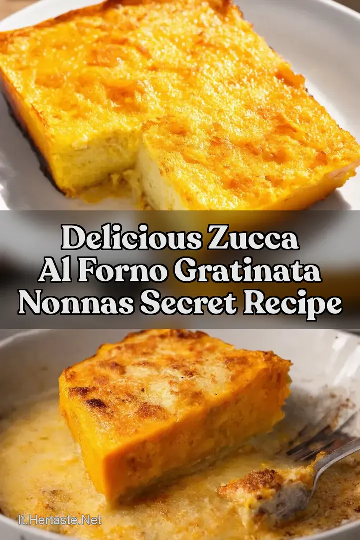 Delicious Zucca al Forno Gratinata Nonnas Secret Recipe