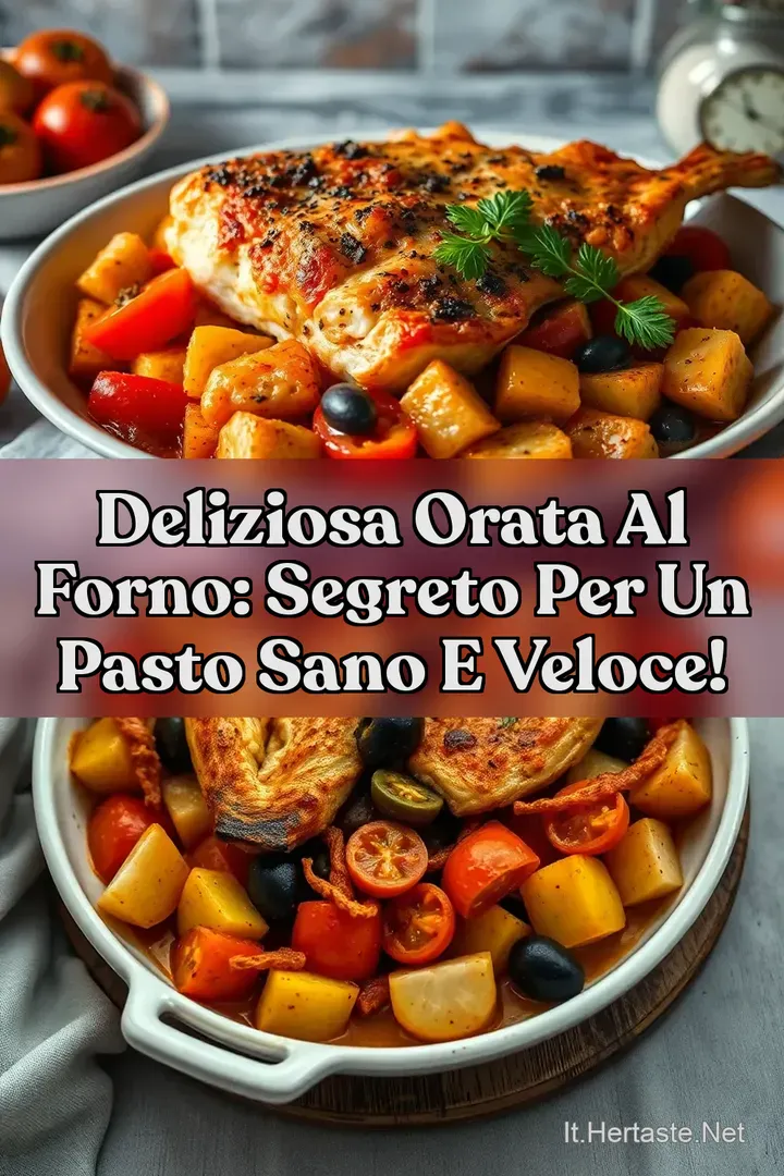 Deliziosa orata al forno: segreto per un pasto sano e veloce!