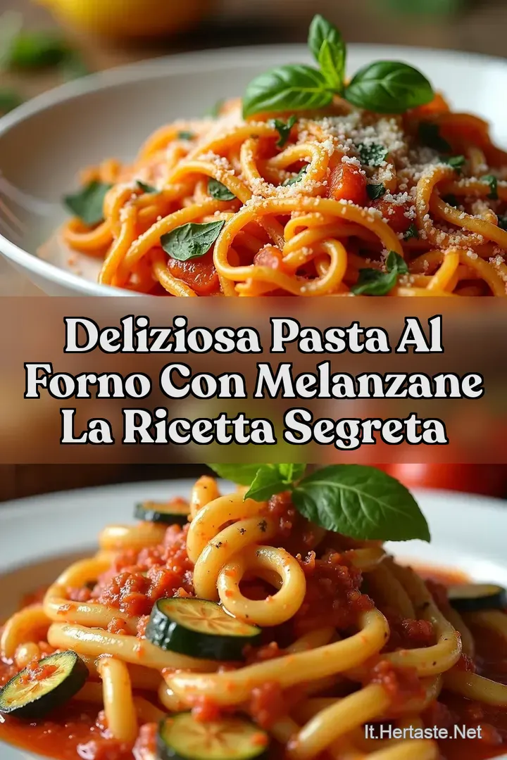 Deliziosa pasta al forno con melanzane La ricetta segreta