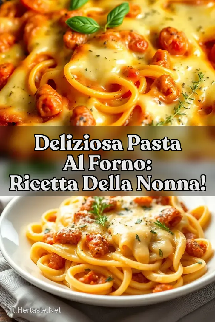 Deliziosa Pasta al Forno: Ricetta Della Nonna!